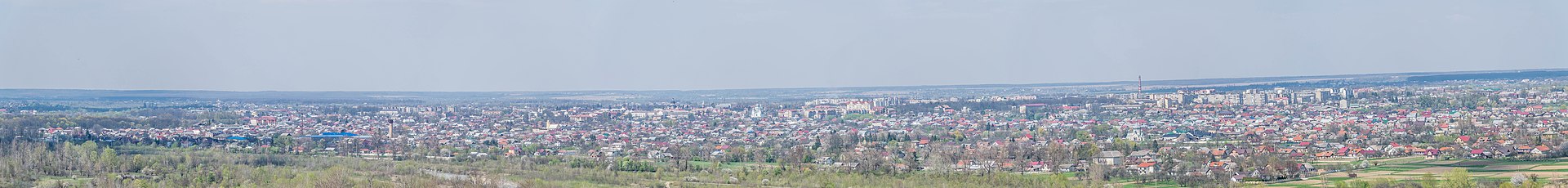 Панорама міста Коломия квітень 2019 року
