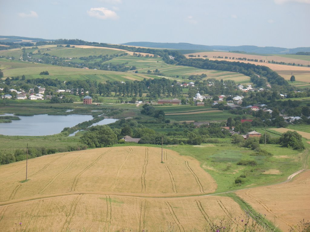 село Пуків Рогатинського району - панорама