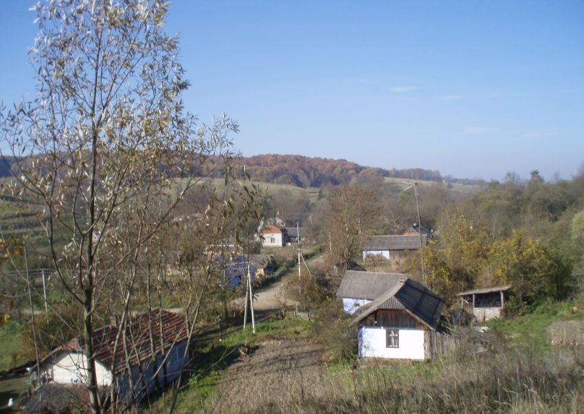 село Вишнів панорама